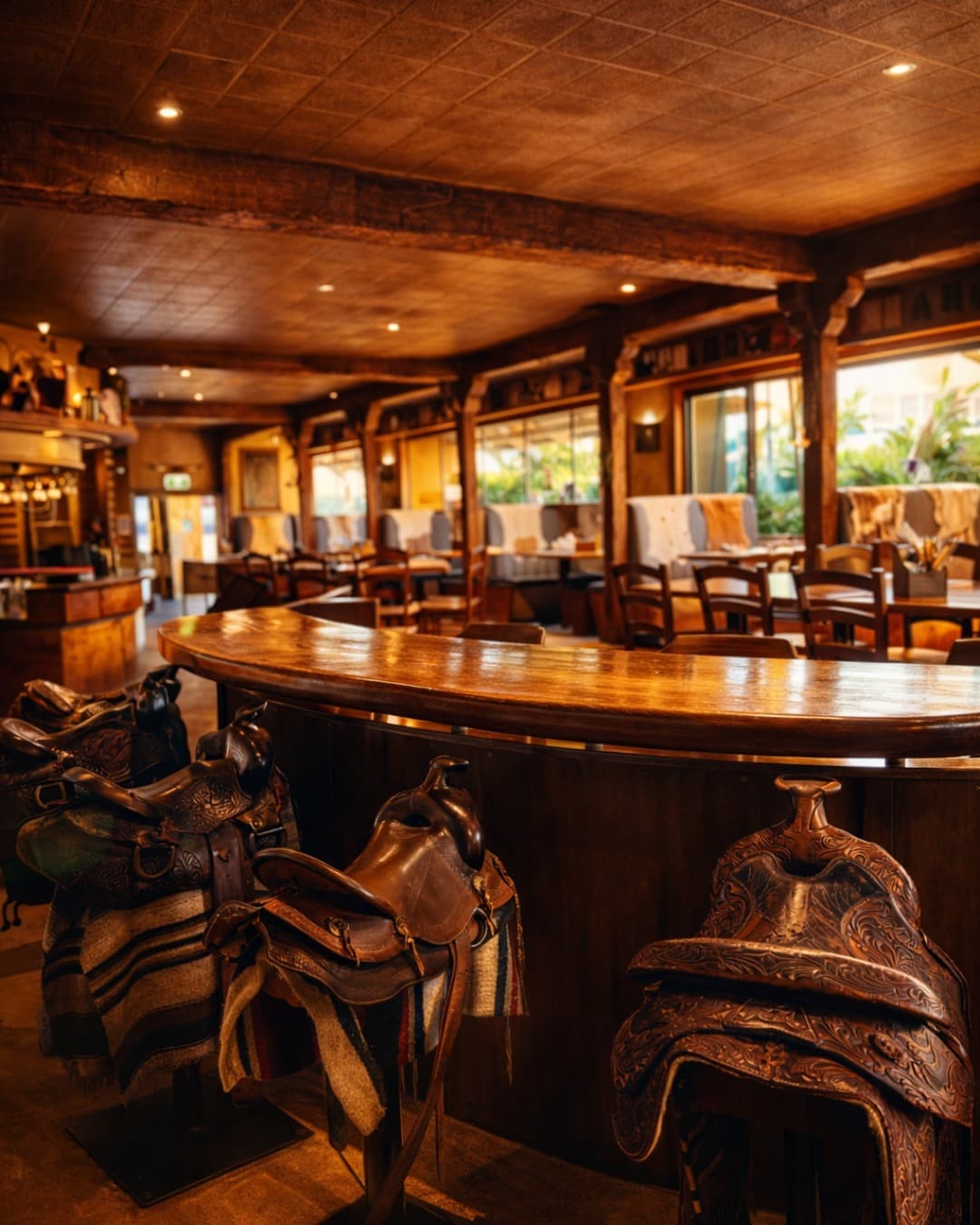 Stampede Bar interior seating and ambience
